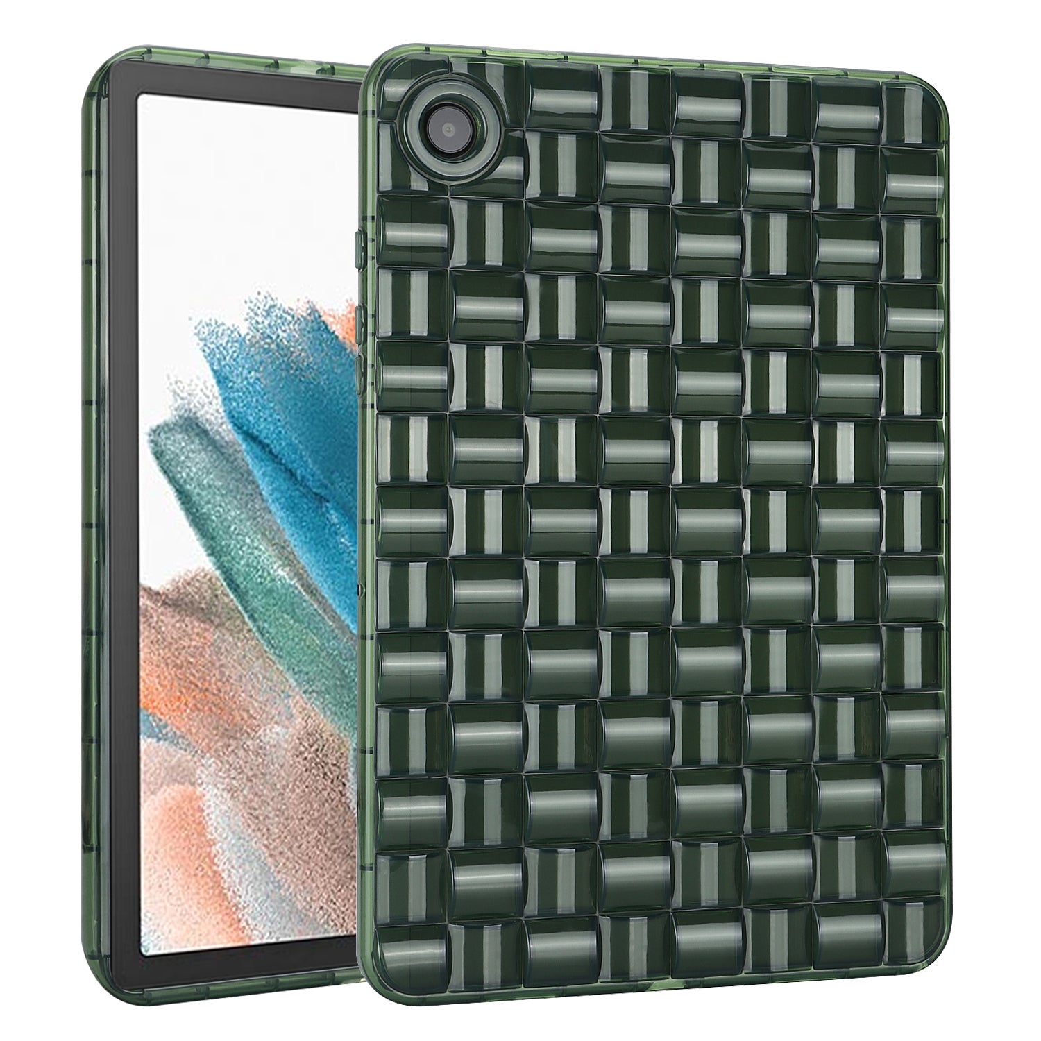 For Samsung Galaxy Tab A8 10.5 (2021) X200 Tab A8 10.5 (2022) Ice Cube Design Clear Case Soft TPU Protective Tablet Cover For Samsung Galaxy Tab A8 10.5 (2021) X200 Tab A8 10.5 (2022) Ice Cube Design Clear Case Soft TPU Protective Tablet Cover